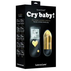 Love to Love Oeuf Vibrant sans fil Cry Baby 7.5 x 3 cm Gold